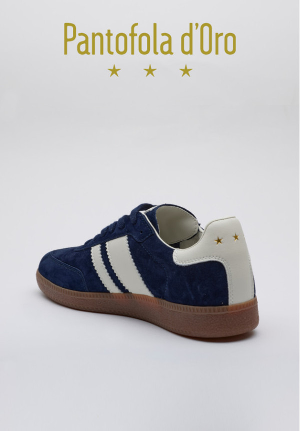 BOMBER LOW AZUL/BLANCO