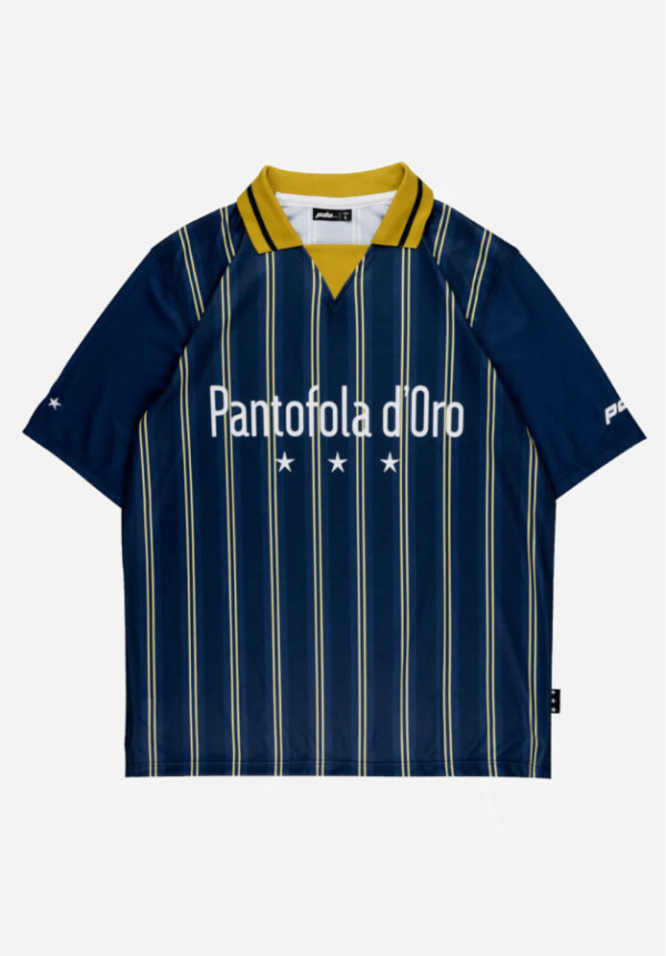 T-SHIRT SOCCER AZUL/AMARILLO