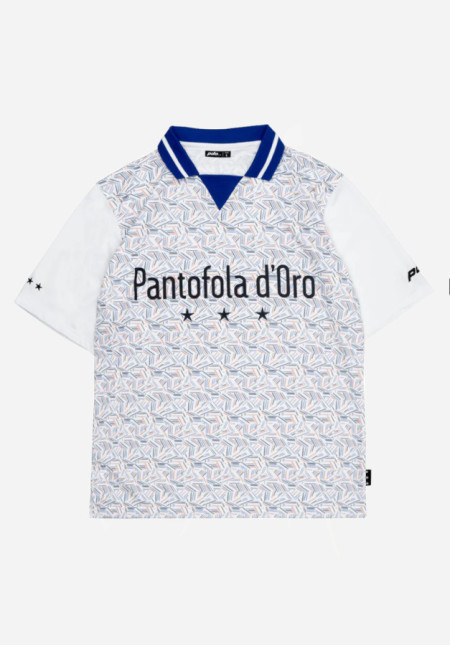 T-SHIRT SOCCER BLANCO/ROJO/AZUL