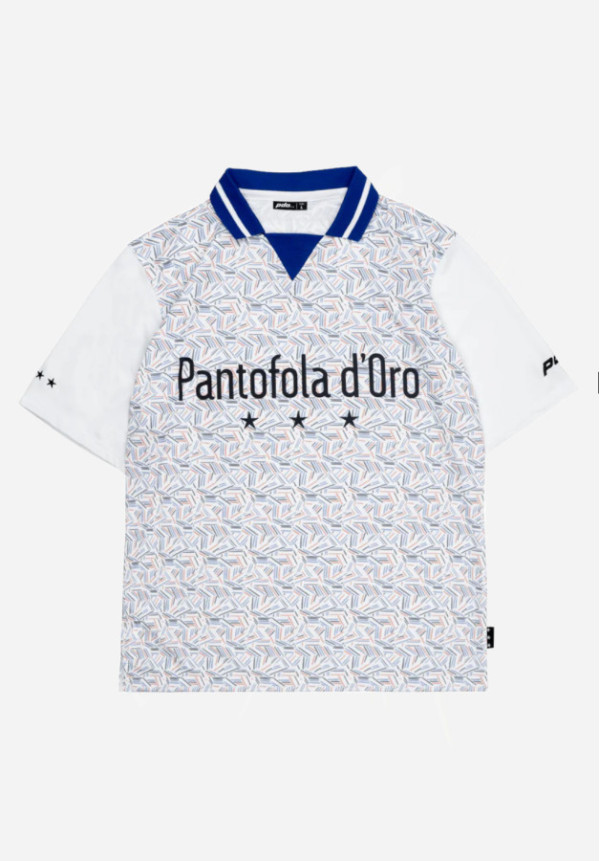 T-SHIRT SOCCER BLANCO/ROJO/AZUL