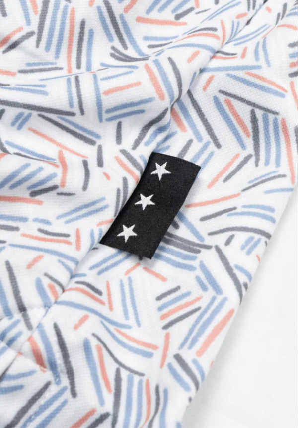 T-SHIRT SOCCER BLANCO/ROJO/AZUL