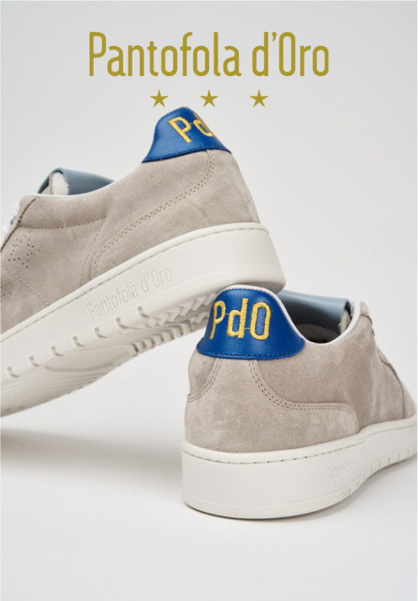 WEMBLEY SUEDE GRIS/AZUL
