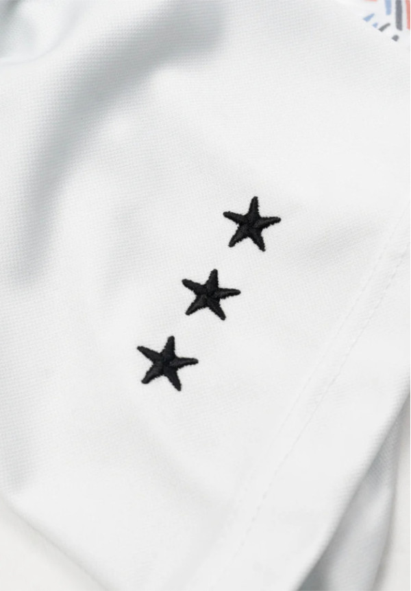T-SHIRT SOCCER BLANCO/ROJO/AZUL