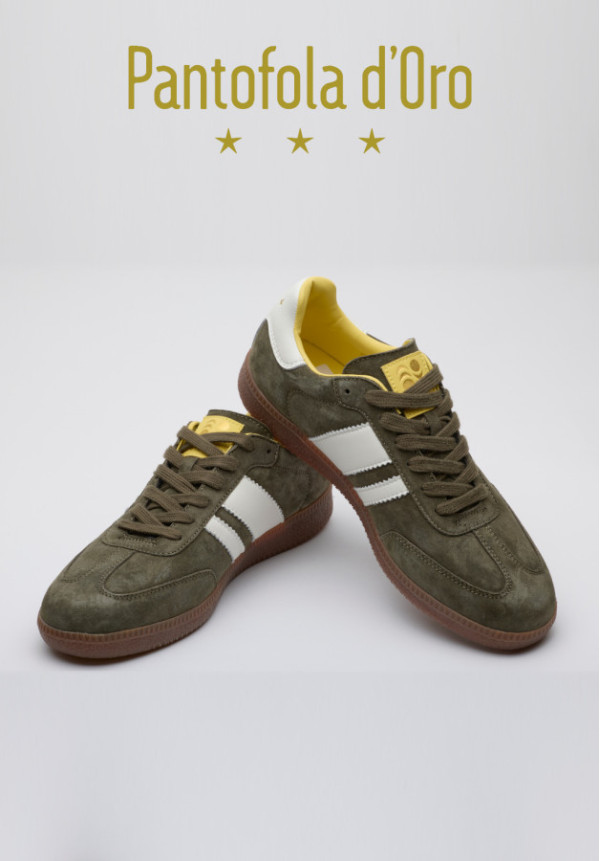 BOMBER LOW ACEITUNA/BLANCO