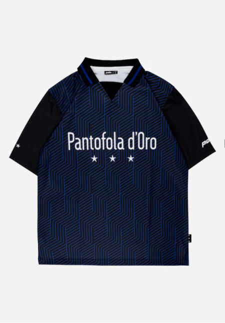 T-SHIRT SOCCER NEGRO/AZUL