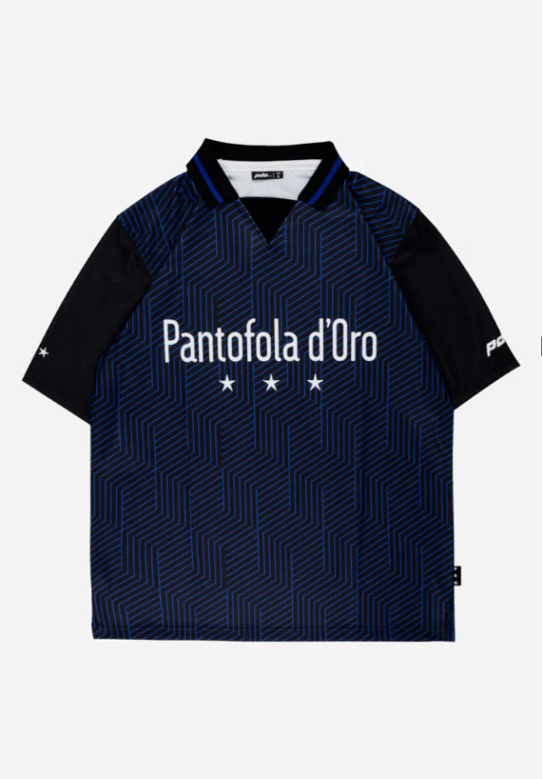 T-SHIRT SOCCER NEGRO/AZUL
