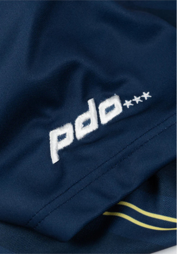 T-SHIRT SOCCER AZUL/AMARILLO