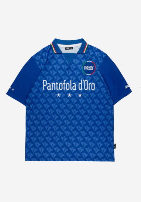 T-SHIRT SOCCER ITALIA AZUL 