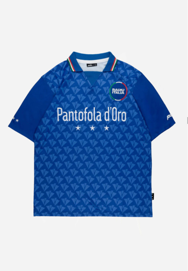 T-SHIRT SOCCER ITALIA AZUL 